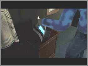 Go to the Carlas desk and pick the newspaper up - Fahrenheit Indigo Prophecy: DARK OMEN Carlas Place - Fahrenheit Indigo Prophecy: Walkthrough - Indigo Prophecy / Fahrenheit Game Guide & Walkthrough