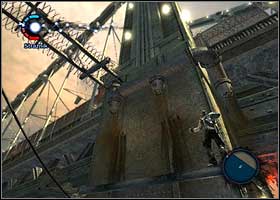 On your way back, after meeting Moya, you will have to use the pipe system below the bridge - Have you ever been called terrorists? - part 1 - Walkthrough - inFAMOUS - Game Guide and Walkthrough