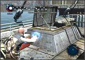 The Dustmen have trapped some hostages on a few boats - Old, gray-haired man - part 1 - Walkthrough - inFAMOUS - Game Guide and Walkthrough