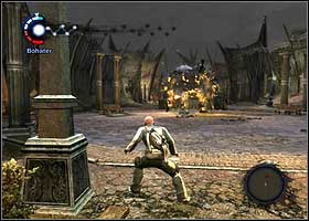 You will see the remaining of an old square - Old, gray-haired man - part 2 - Walkthrough - inFAMOUS - Game Guide and Walkthrough