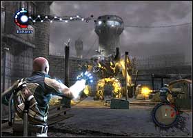 The first wave won't be too hard; however after a while a powerful Conduit will join the fight - Old, gray-haired man - part 3 - Walkthrough - inFAMOUS - Game Guide and Walkthrough