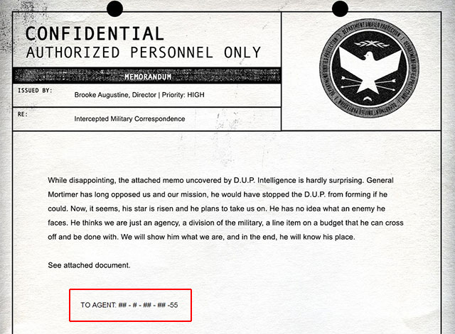 You now need to log on to the DUP Intranet by entering the http://departmentofunifiedprotection - Chapter 6, part 3 - things to do outside the game - inFamous Paper Trail - inFamous: Second Son - Game Guide and Walkthrough