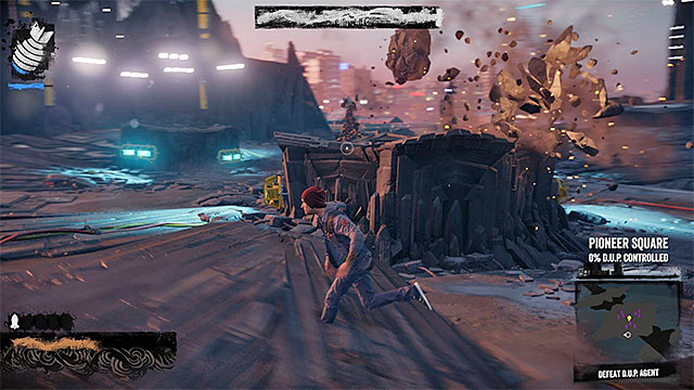 Ranged attacks can be avoided by running or taking covers - D.U.P. Agent - Boss fights - inFamous: Second Son - Game Guide and Walkthrough