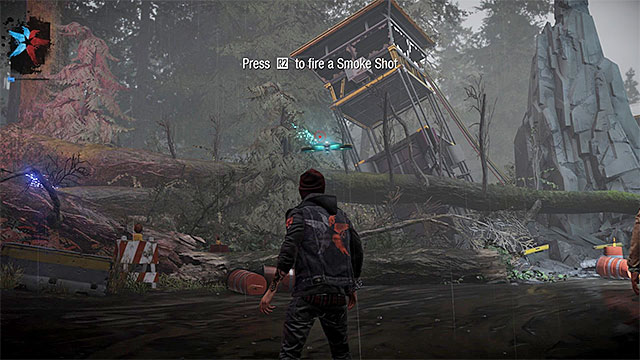 Use new power to shoot down the drone - Prologue: Parting of the Ways - Walkthrough - inFamous: Second Son - Game Guide and Walkthrough