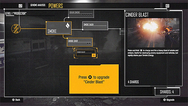 You have to acquire Cinder Blast - Prologue: Parting of the Ways - Walkthrough - inFamous: Second Son - Game Guide and Walkthrough