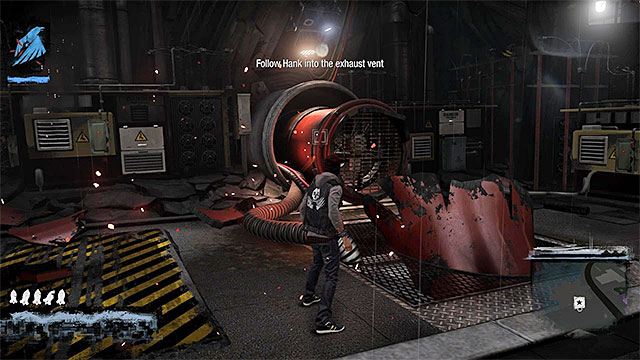 You can use shaft when you switch onto Smoke power. - 15: Quid pro Quo - exploration of the prison - Walkthrough - inFamous: Second Son - Game Guide and Walkthrough