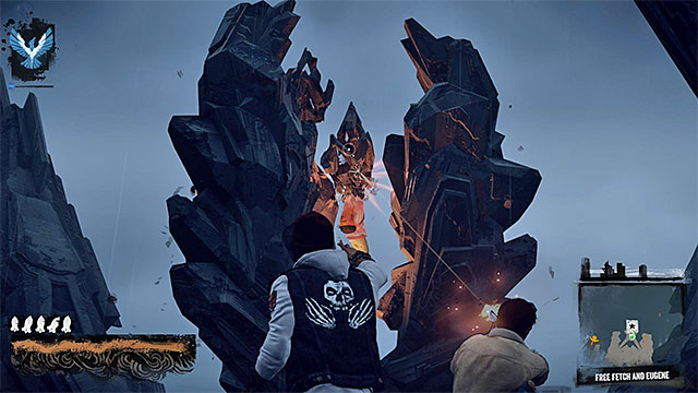 Use the standard distance attacks (R2 button) - 15: Quid pro Quo - exploration of the prison - Walkthrough - inFamous: Second Son - Game Guide and Walkthrough