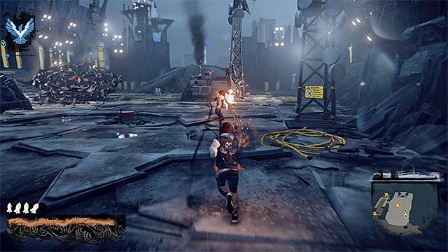 Eliminate Augustines soldiers before you focus on here - 15: Quid pro Quo - exploration of the prison - Walkthrough - inFamous: Second Son - Game Guide and Walkthrough