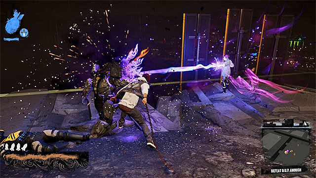 Cooperate with Fetch and eliminate enemies - 17a: Expose Augustine - the climb to the top of the tower - Walkthrough - inFamous: Second Son - Game Guide and Walkthrough