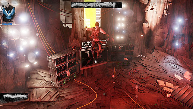 You can now move around the atrium more efficiently and remain in the air for longer - 17a: Expose Augustine - defeating Augustine - Walkthrough - inFamous: Second Son - Game Guide and Walkthrough