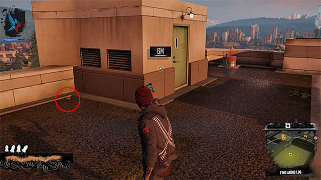 4) Audio Log 1 - Start in north-western part of Paramount district - Paramount - more difficult activities - City - inFamous: Second Son - Game Guide and Walkthrough