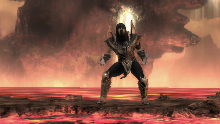 In addition to the weapons mentioned above, this character also wields two blades - Injustice Gods Among Us: Scorpion - Mortal Kombat, undead - Characters - Injustice: Gods Among Us Game Guide