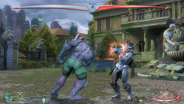 Blocking attacks drastically lowers the received damage, as well as stops any juggles or knockdowns - Injustice Gods Among Us: Combat - basics, tips, combat guide - Basics of combat - Injustice: Gods Among Us Game Guide