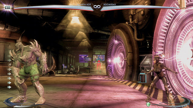 On the right side of the arena theres an energy generator - Injustice Gods Among Us: Insurgency, arena guide - Arenas - Injustice: Gods Among Us Game Guide