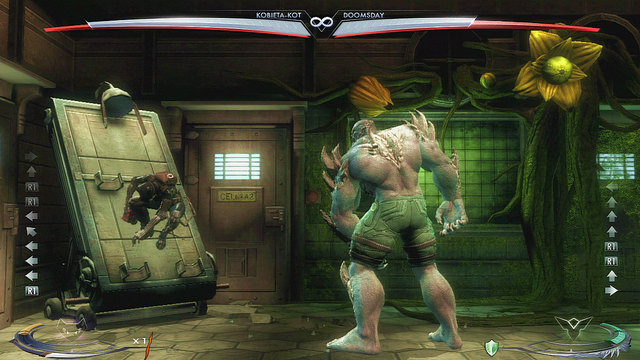 At the left edge of the arena theres a bed used to chain dangerous patients - Injustice Gods Among Us: Arkham Asylum - Jokers Asylum, arena guide - Arenas - Injustice: Gods Among Us Game Guide