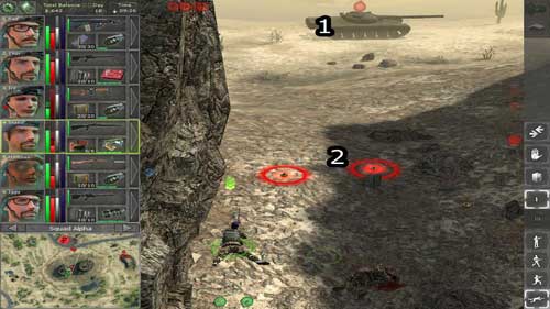 Nest step is moving mercenary with a LAW (dont pull out it yet, he has to crawl) between mentioned rocks - Remaining locations - p. 3 - Remaining locations - Jagged Alliance: Back in Action - Game Guide and Walkthrough