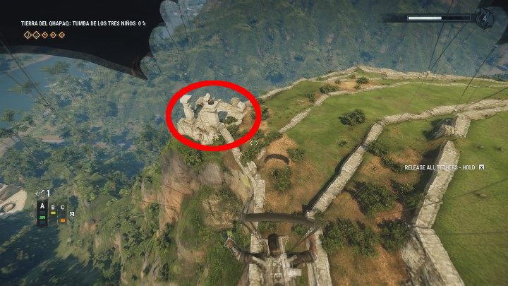 Reach the highest point of the tomb to - the same place where you can find the main temple - Tomb Tumba De Los Tres Ninos - Tomb Locations - Just Cause 4 Guide