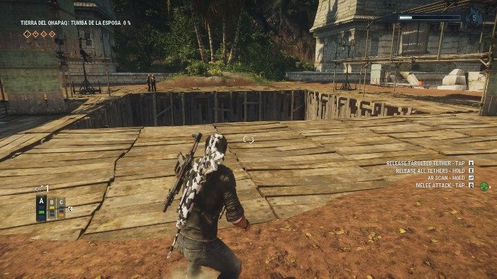 The head must fall into the hole presented in the picture above - Tomb Tumba De Las Esposa - Tomb Locations - Just Cause 4 Guide