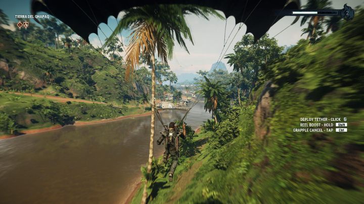The parachute offers a slow but safe journey. - Moving Around the Game World in Just Cause 4 - Basics - Just Cause 4 Guide
