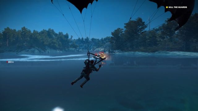 There are two groups of enemies awaiting you at the lake. - The Secret of Vis Electra - Walkthrough - Just Cause 3 - Game Guide and Walkthrough