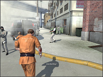 Make sure that you've entered this new area - Chapter 1 - part 1 - Walkthrough - Kane & Lynch: Dead Men - Game Guide and Walkthrough