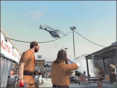 New objective: Enter Garage - Chapter 1 - part 1 - Walkthrough - Kane & Lynch: Dead Men - Game Guide and Walkthrough