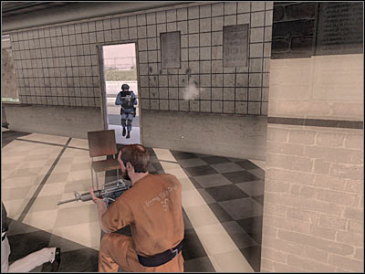 New objective: Get To The Escape Van - Chapter 1 - part 4 - Walkthrough - Kane & Lynch: Dead Men - Game Guide and Walkthrough