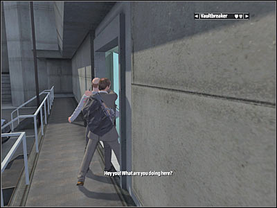 You will have to enter this building right away, because a nearby corridor is being guarded by a second guard - Chapter 3 - part 1 - Walkthrough - Kane & Lynch: Dead Men - Game Guide and Walkthrough