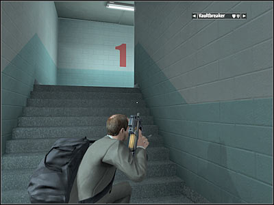 The easiest way to get rid of this guard would be to allow him to get here - Chapter 3 - part 1 - Walkthrough - Kane & Lynch: Dead Men - Game Guide and Walkthrough