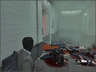 Some of the security guards are probably running towards the vault entrance - Chapter 3 - part 3 - Walkthrough - Kane & Lynch: Dead Men - Game Guide and Walkthrough