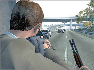 Keep firing at the police vehicles - Chapter 4 - part 1 - Walkthrough - Kane & Lynch: Dead Men - Game Guide and Walkthrough