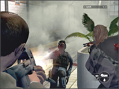 You will have to stay here only for a few more seconds - Chapter 4 - part 4 - Walkthrough - Kane & Lynch: Dead Men - Game Guide and Walkthrough