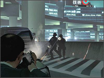 You can still use Lynch's abilities to take out enemy units, however you will have to protect him against larger groups - Chapter 6 - part 2 - Walkthrough - Kane & Lynch: Dead Men - Game Guide and Walkthrough