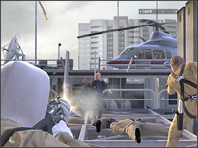 New objective: Rappel Down - Chapter 9 - part 1 - Walkthrough - Kane & Lynch: Dead Men - Game Guide and Walkthrough