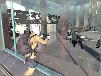 New objective: Suppress The Boardroom - Chapter 9 - part 1 - Walkthrough - Kane & Lynch: Dead Men - Game Guide and Walkthrough