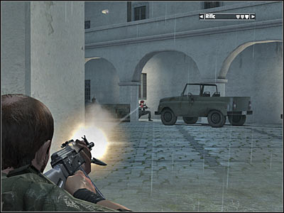 Kill everyone else before you decide to take on enemy jeeps - Chapter 14 - part 4 - Walkthrough - Kane & Lynch: Dead Men - Game Guide and Walkthrough