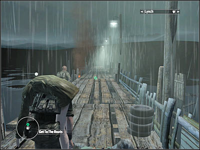 Your final task will be to reach an opposite end of the pier - Chapter 16 - part 3 - Walkthrough - Kane & Lynch: Dead Men - Game Guide and Walkthrough