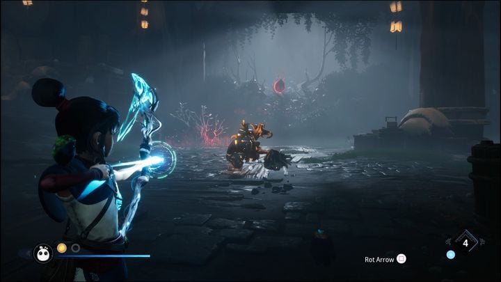 Keep going, then go down the hill - Kena Bridge of Spirits: Help the Woodsmith - walkthrough - Walkthrough - Kena Bridge of Spirits Guide