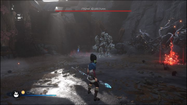It is important to note, however, that the boss will not fight alone - Kena Bridge of Spirits: Stone Guardian - boss, how to beat? - Bosses - Kena Bridge of Spirits Guide