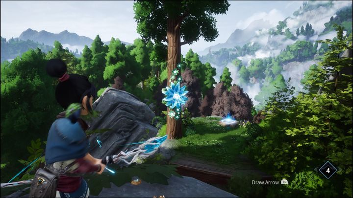 The third way will only be possible once you unlock the bow - Kena Bridge of Spirits: Exploration - Basics - Kena Bridge of Spirits Guide