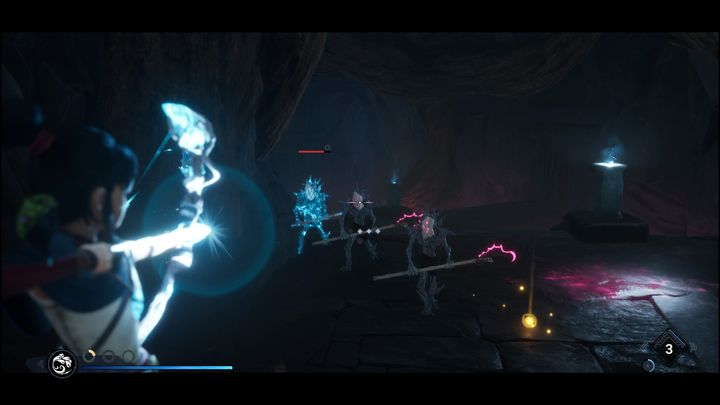 This time you'll face melee enemies and walking bombs - Kena Bridge of Spirits: Adiras Regret - walkthrough - Walkthrough - Kena Bridge of Spirits Guide