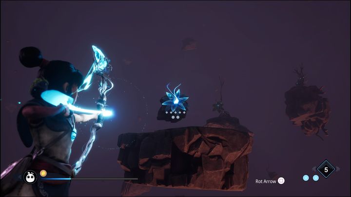 This time, instead of fighting, you will have to efficiently navigate the difficult terrain - Kena Bridge of Spirits: Corrupt Rot God - boss, how to beat? - Bosses - Kena Bridge of Spirits Guide