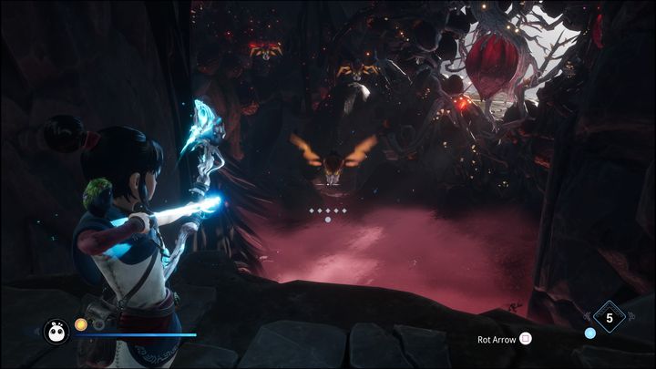 To obtain this trophy, you must first be able to use bombs - Kena: Bridge of Spirits: Weigh Them Down - how to get the trophy? - Trophy Guide - Kena Bridge of Spirits Guide