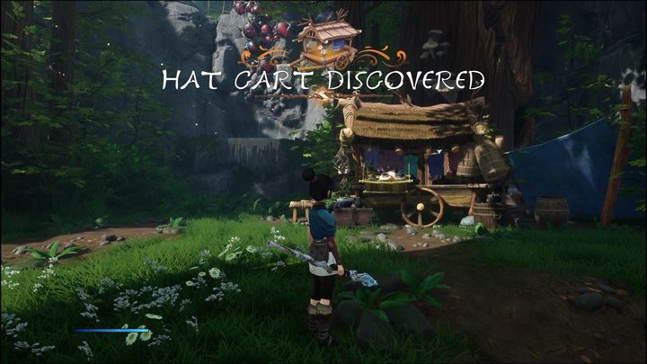Hat Cart is a booth where you can purchase previously unlocked hats for your companions, Rot - Kena Bridge of Spirits: Hat Cart - what does it unlock? - FAQ - Kena Bridge of Spirits Guide