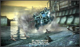 After two weeks the Vectan fleet finally arrives at the Helghast planet - Corinth River - Walkthrough - Killzone 2 - Game Guide and Walkthrough