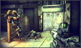 Team Alpha supports the attacking troops and at the same time searches for the atomic warheads stolen from ISA - Blood Meridian - Walkthrough - Killzone 2 - Game Guide and Walkthrough