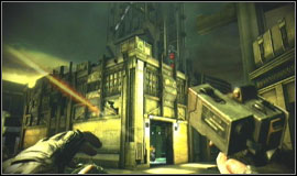 At some point Garza will tell you to plant some explosives under the columns - Salamun District - Walkthrough - Killzone 2 - Game Guide and Walkthrough