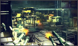 The Helghasts have raised the bridge, so you have to lower it so that the convoy can move forward - Salamun Bridge - Walkthrough - Killzone 2 - Game Guide and Walkthrough