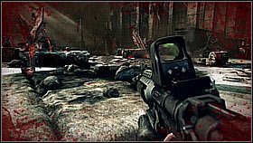 Hide behind the wall and eliminate three Higs who will appear upstairs - Evacuation Orders - p. 1 - Walkthrough - Killzone 3 - Game Guide and Walkthrough