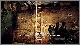 Eventually you will reach a passage above the street - there might be an enemy with a rifle lurking on the other side of the platform - Pyrrhus Evac - p. 1 - Walkthrough - Killzone 3 - Game Guide and Walkthrough